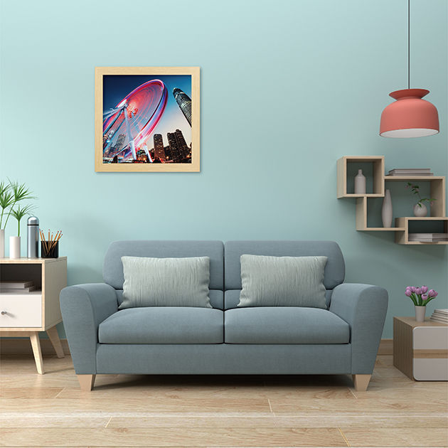 352x352mm Natural Wooden Frame | Product | FOTOMETA